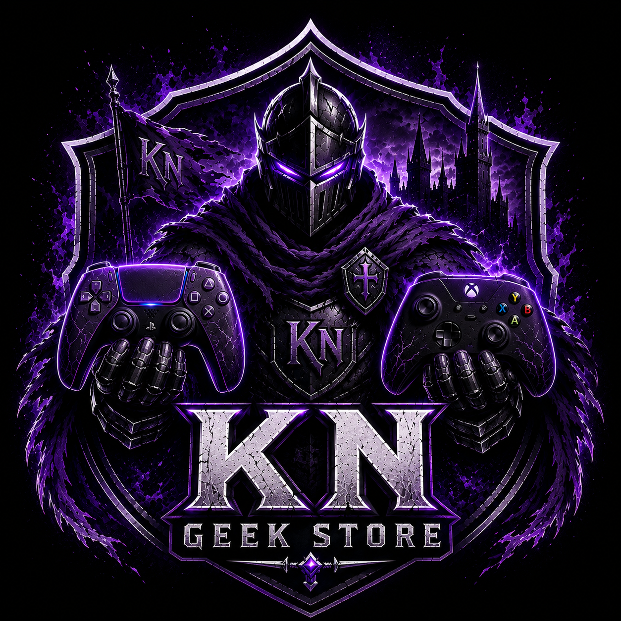 Logotipo KN Geek Store